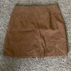 Brown skirt
